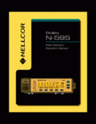 Nellcor OxiMax N-595 Tabletop Pulse Oximeter N-595 Nellcor N595 Service Manual